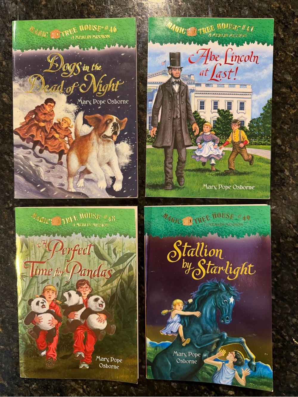 Magic Tree House Books #46, 47, 48 and 49